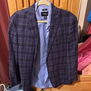 Joseph Abboud Blue Plaid Sport Coat